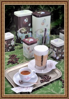 Kávé, Latte Macchiato kép - Bergmann Cukrászda Balatonfüred Kávé, Latte Macchiato kép - Bergmann
